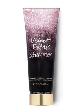 Victoria's Secret Velvet Petals Shimmer body  Lotion lush blooms & Almond glaze